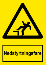 Nedstyrtningsfare - stende