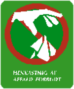 Henkastning af affald forbudt