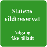 Vildtreservat adgang forbudt